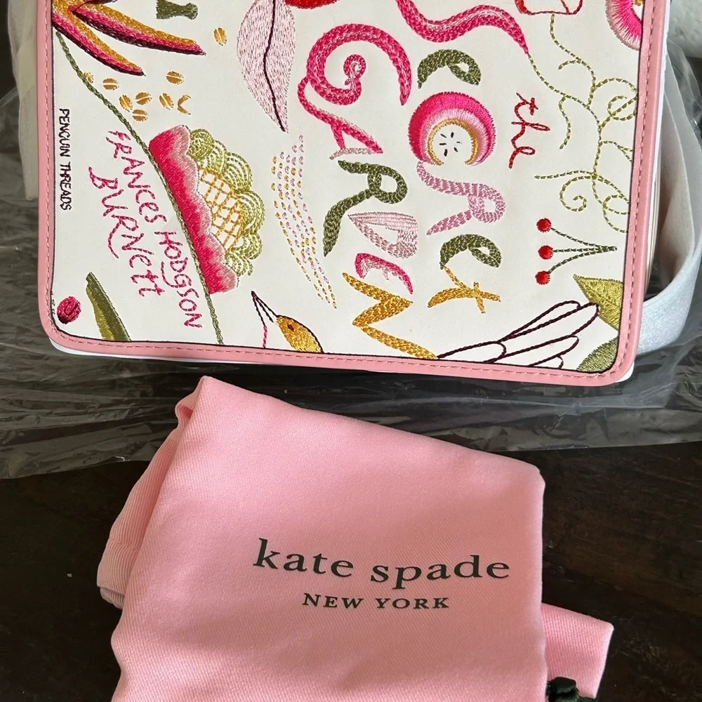 NWT - Kate Spade Secret Garden Embroidered Bag